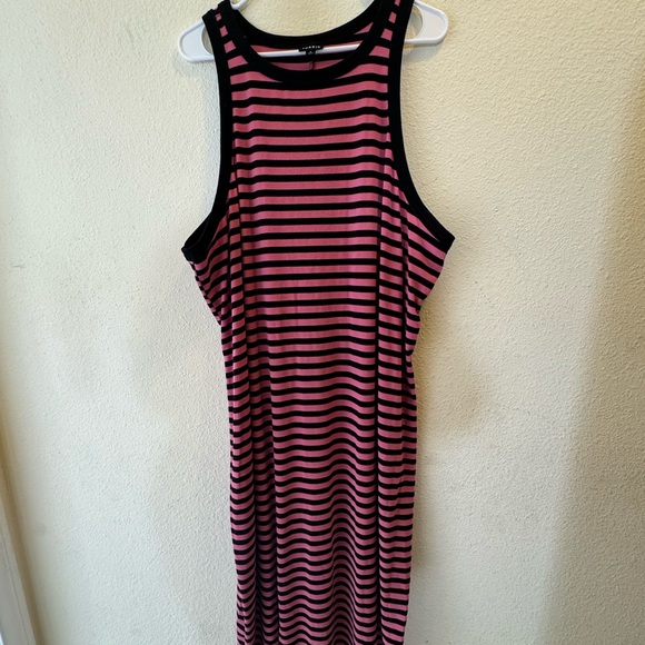 Maxi Rib Body Con Slip Dress Torrid - Picture 4 of 7